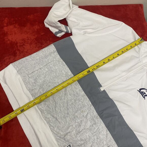 UC Berkeley Cal Bears Womens Size XL Under Armour Quarter Zip Jacket White 60 - Picture 11 of 11